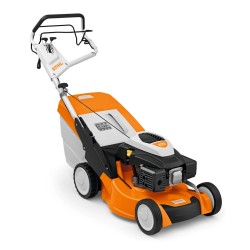 Tondeuse thermique STIHL tractée avec variateur et embrayage de frein de lame - RM 650 VS Réf. : 63640113411