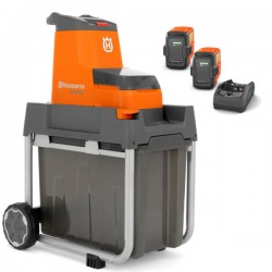 Broyeur vegetaux CS340Is HUSQVARNA pack Batterie BLi 30 + chargeur 40-C80