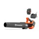 Husqvarna 122iB Souffleur de feuilles à batterie avec batterie B140 & chargeur C80