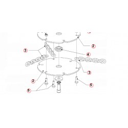 RL5204020007 CHAINE 8 MAILLONS KL-8-8 COUPE K