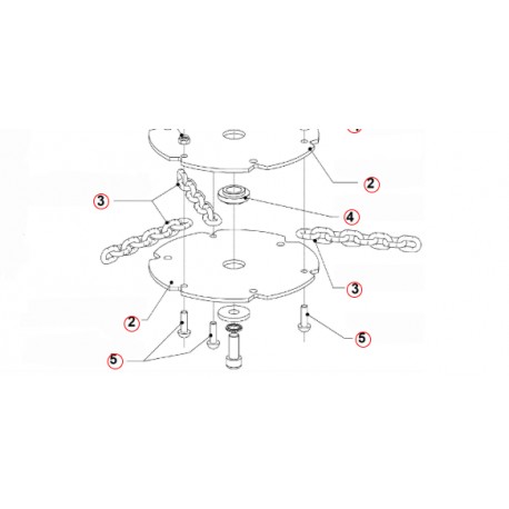 RL5204020007 CHAINE 8 MAILLONS KL-8-8 COUPE K