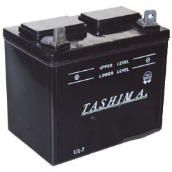 Batterie pour tondeuse autoportée 12V, 18A, + à gauche. (livrée sans acide).