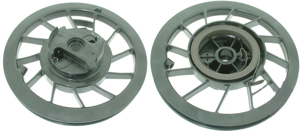 Lanceur Démarreur à Corde Complet Pour Tronçonneuse - Poulie, Ressort - Compatible KPC KM 5810 S, Hyundai