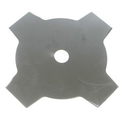 Lame 4 dents pleine 255x25.4x1.4mm pour débroussailleuse