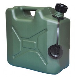 JERRICAN PLASTIQUE VERT ARMEE 5 LITRES