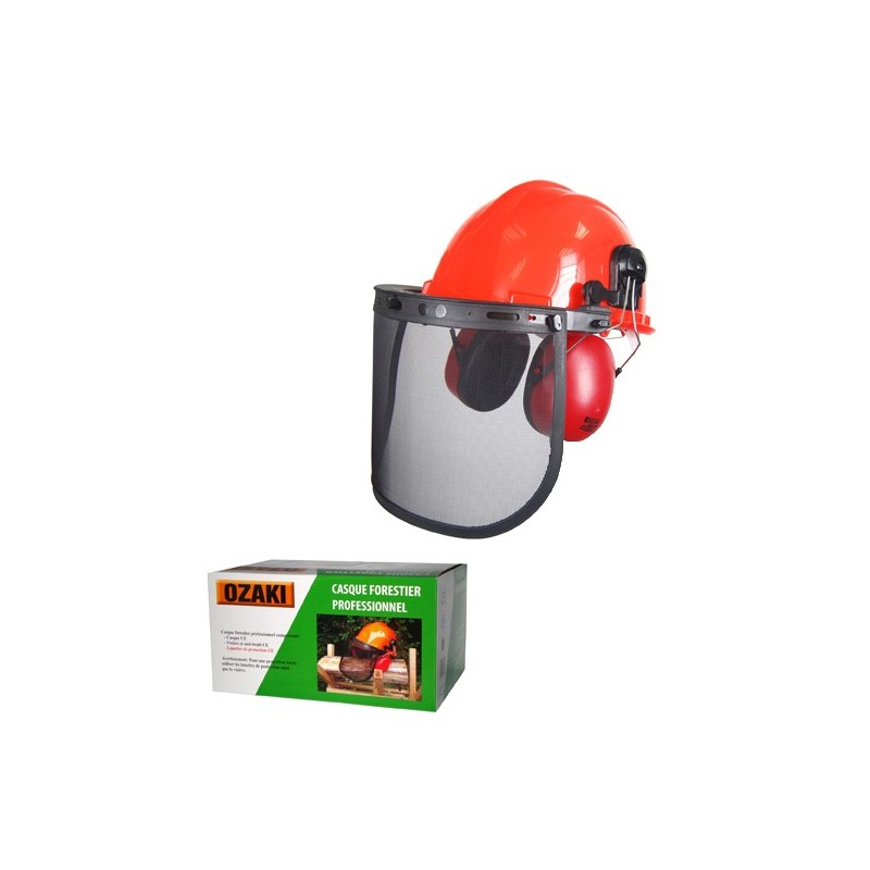 CASQUE FORESTIER FUNCTIONAL ORANGE FLUO