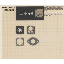 Kit réparation carburateur adaptable pour TILLOTSON