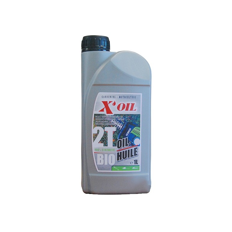 Huile moteur 2 temps Unil Opal Bio pour débroussailleuse, tondeuse,  tronçonneuse. 2 Litres