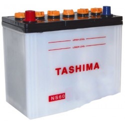 Batterie TASHIMA, sans entretien, pour tondeuse autoportée 12V, 45A, + à gauche bornes étroites type japonaises.