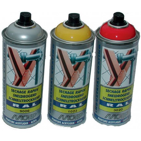 Peinture jaune BERNARD, aérosol 400 ML.