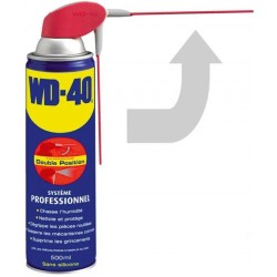 Spray multi fonction WD-40 500ML avec nez inclinable à 90 °.