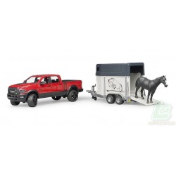 Power Wagon avec van pour chevaux RAM 2500 Bruder