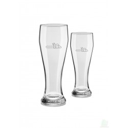 ENSEMBLE DE 2 VERRES À BIÈRE BLANCHE STIHL