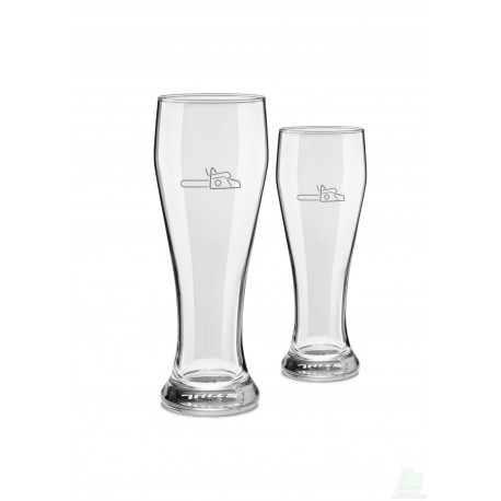 ENSEMBLE DE 2 VERRES À BIÈRE BLANCHE STIHL