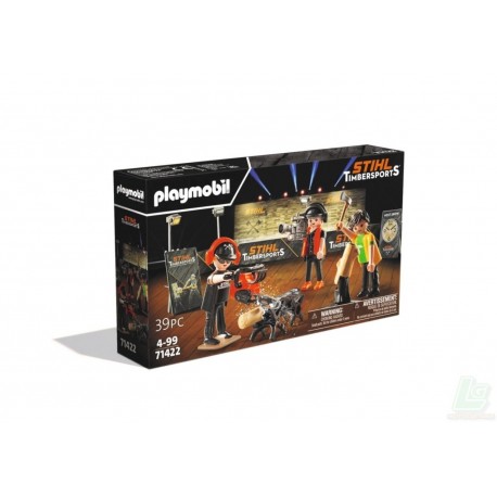 PLAYMOBIL STIHL TIMBERSPORTS® N°71422 POUR LES ENFANTS À PARTIR DE 4 ANS Réf. : 0421-600-0137