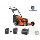 TONDEUSE BATTERIE HUSQVARNA LC142IS PACK 2 BATTERIES